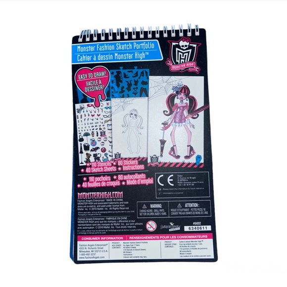 Brand new never been used Monster High Sketch Portfolio! - Picture 2 of 3